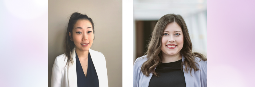 CSMH graduate students Sue Kim and Emily Barry
