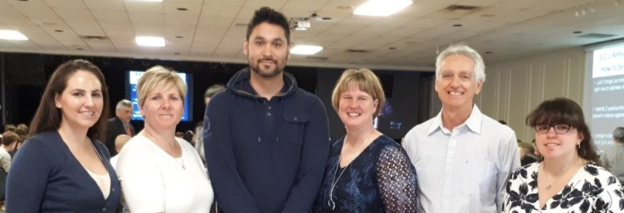 Members of the Centre for School Mental Health team at the Father's Day Breakfast. 