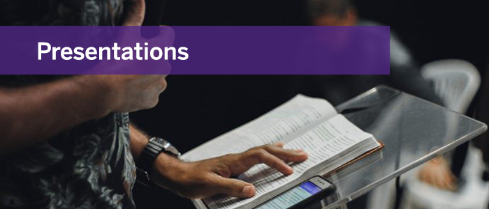 Click here for a list of keynote and workshop presentations